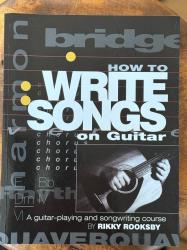 Billede af bogen How to write songs on guitar