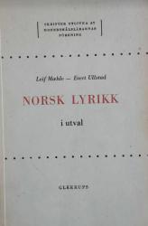 Billede af bogen Norsk Lyrikk