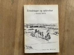 Billede af bogen Erindringer og oplevelser - fra år 1900