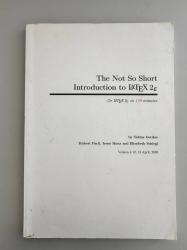 Billede af bogen The not so short introduction to Latex