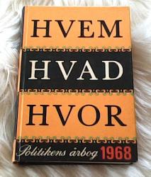 Billede af bogen Hvem-Hvad-Hvor 1968