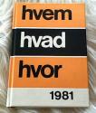 Billede af bogen Hvem Hvad Hvor 1981