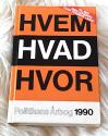 Billede af bogen Hvem Hvad Hvor 1990