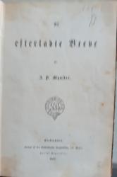 Billede af bogen Af efterladte Breve til J. P. Mynster,