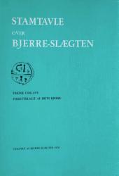 Billede af bogen Stamtavle over Bjerre-Slægten fra Bjerre i Sir ved Holstebro