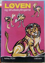 Billede af bogen Løven og strudsekyllingerne - og andre afrikanske folkeeventyr.