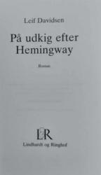 Billede af bogen På udkig efter Hemingway