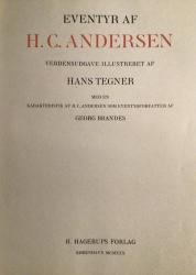 Billede af bogen Eventyr af H. C. Andersen - 1-2 . **Verdensudgave