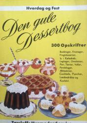 Billede af bogen Den gule dessertbog **