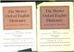 Billede af bogen The Shorter Oxford English Dictionary on Historical Principles