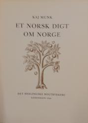 Billede af bogen  Et norsk digt om Norge