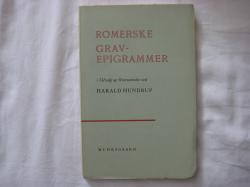 Billede af bogen Romerske Gravepigrammer