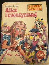 Billede af bogen Alice i Eventyrland.