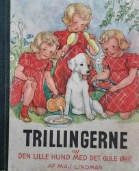 Billede af bogen Trillingerne og den lille Hund med det gule øre