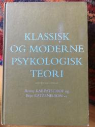 Billede af bogen Klassisk og moderne psykologisk teori