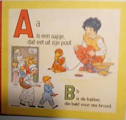 Billede af bogen A is een aapje (Hollandsk ABC)