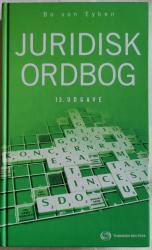 Billede af bogen Juridisk ordbog. 13. udgave 