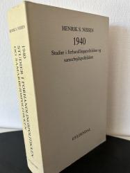 Billede af bogen 1940 - Studier i forhandlingspolitikken og samarbejdspolitikken