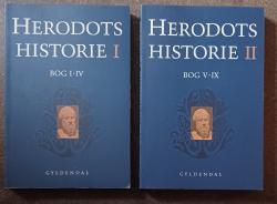 Billede af bogen Herodots historie I-IX i to bind.