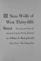 Billede af bogen Nero Wolfe of West Thirty-fifth Street – The Life and Times of America’s Largest Private Detective