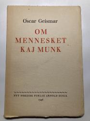 Billede af bogen Om mennesket Kaj Munk