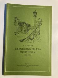 Billede af bogen Erindringer fra Hørsholm 1889-1940