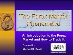 Billede af bogen The Forex Market Phenomena