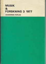 Billede af bogen Musik & Forskning 3