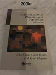 Billede af bogen An Introduction to Phonetics and Phonology