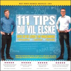 Billede af bogen 111 tips du vil elske som leder i en virksomhed