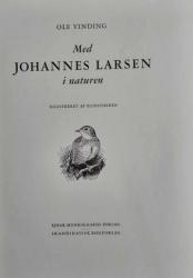 Billede af bogen Med Johannes Larsen i naturen