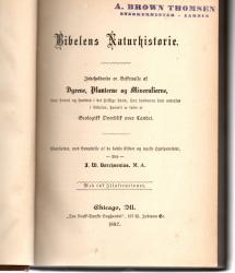 Billede af bogen Bibelens Naturhistorie