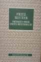 Billede af bogen Skyggen over Fritz Reuters liv - Fragmenter