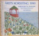 Billede af bogen Haandarbejdets Fremme - Årets korssting 1990 - Ole Kortzau - Kærlighed til Danmark - Kalender