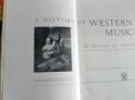 Billede af bogen  A History of Western Music.