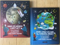 Billede af bogen Hvor langt er der til Verdens ende + Hvad er månen lavet af (2 bøger)