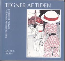 Billede af bogen tegner af tiden lethed og nærvær i valdemar andersens streg