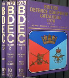 Billede af bogen British Defence Equipment Catalogue 1978, Vol. I + II + III Billede af bogen British Defence Equipment Catalogue 1978, Vol. I + II + III