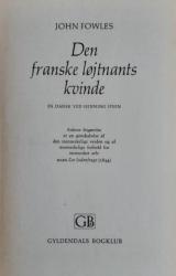 Billede af bogen Den franske løjtnants kvinde 