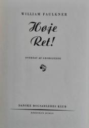 Billede af bogen Høje ret 