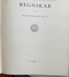Billede af bogen Nakskov Kommunes regnskab 1934-39