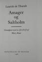 Billede af bogen Amager og Saltholm