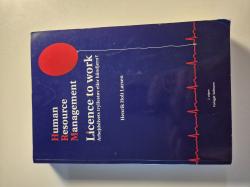 Billede af bogen Human Resource Management - License to work