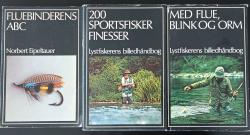 Billede af bogen Fluebinderens abc, 200 sportsfiskerfinesser, Med flue, blink og pr.