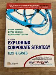 Billede af bogen Exploring Corporate Strategy: Text and Cases