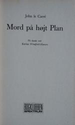 Billede af bogen Mord på højt Plan
