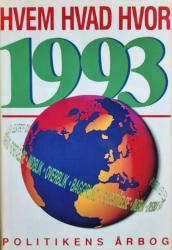 Billede af bogen HVEM HVAD HVOR 1993 -Politikens Årbog