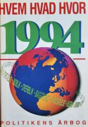 Billede af bogen HVEM HVAD HVOR 1994 -Politikens Årbog