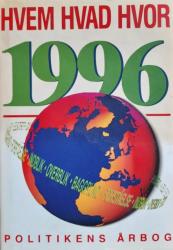 Billede af bogen HVEM HVAD HVOR 1996 -Politikens Årbog