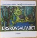 Billede af bogen Urskovsalfabet - Lær bogstaverne at kende med Scherfig og hans dejlige dyrebilleder (papsider)
